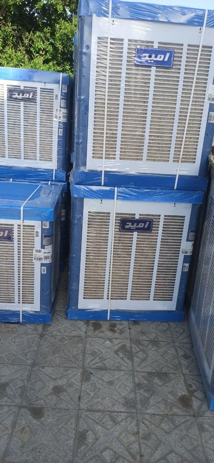 کولر 8000 امید برفاب خروجی بغل پوشالی ، سلولوزی|کولر آبی|شیراز, بریجستون|دیوار