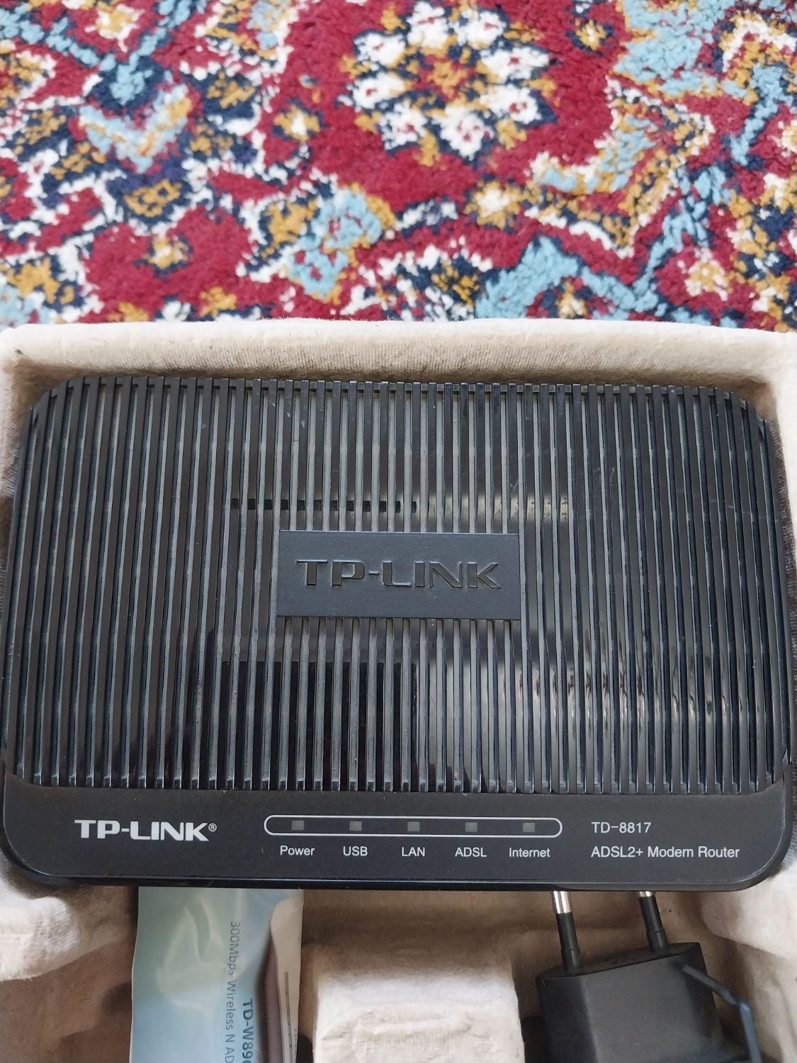مودم adsl روتر TP link|مودم و تجهیزات شبکه|گنبد کاووس, |دیوار