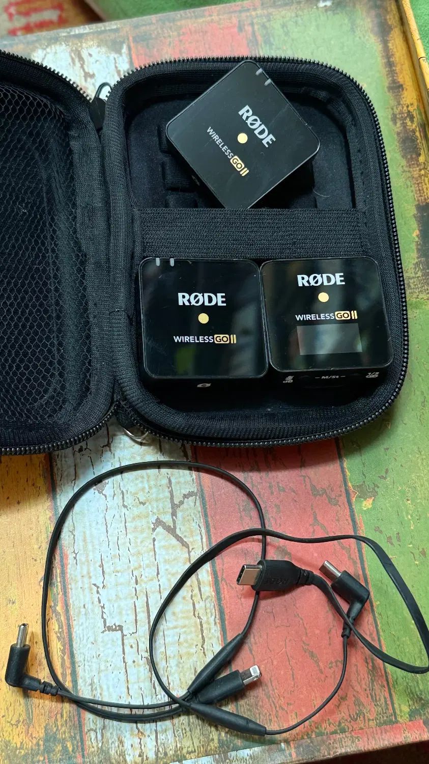 ست میکروفن بی‌سیم رود Rode Wireless GO II|لوازم جانبی موبایل و تبلت|رشت, شهرک شهید مفتح|دیوار