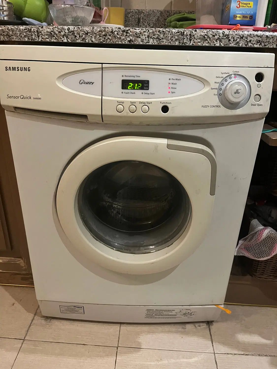ماشین لباسشویی سامسونگ sw8080|ماشین لباسشویی و خشک‌کن لباس|تهران, ولنجک|دیوار