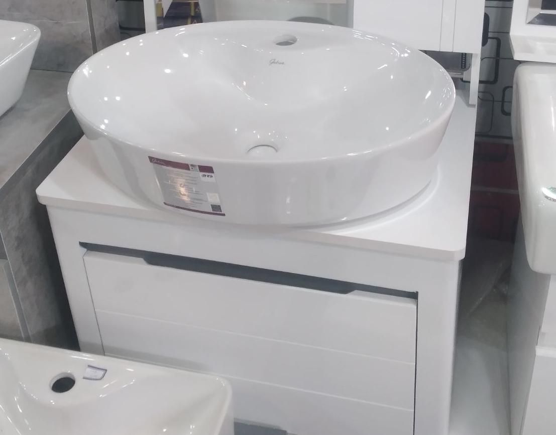 روشویی کابینتی فانتزی باسنگ بیضی|لوازم سرویس بهداشتی|شاهین‌شهر, خانه کارگر|دیوار