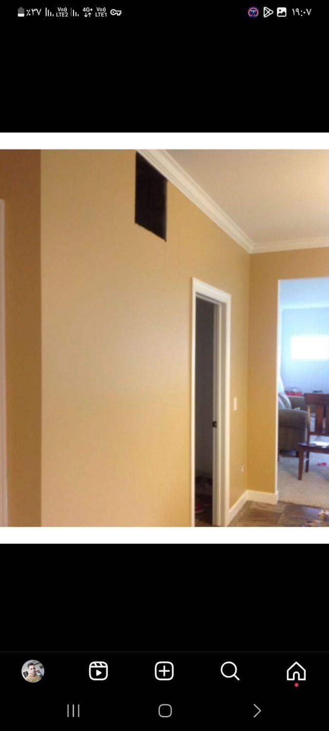 نقاشی ساختمان شهرام|خدمات پیشه و مهارت|قزوین, |دیوار