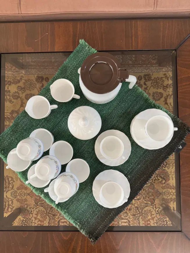 ست چایخوری (قهوه خوری) ویکتوریا آرکوپال اصل فرانسه|ظروف سرو و پذیرایی|تهران, سازمان برنامه جنوبی|دیوار