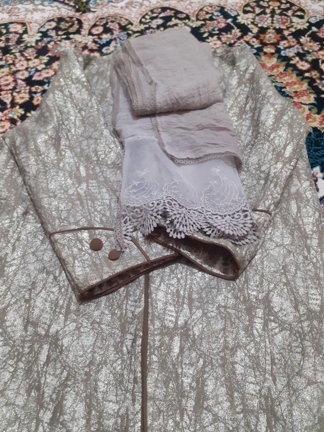 کت و شلوار با یک عدد شال ست لباس سایز ۴۶|لباس|شوشتر, |دیوار