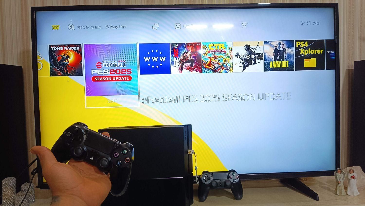پی اس فور ps4 فت کپی خور 2دسته ورژن9|کنسول، بازی ویدئویی و آنلاین|تهران, طیب|دیوار