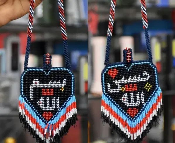 انگشتر گردنبند کمربند منجوق دست بافت زندان بافت|بدلیجات|شیراز, بازار|دیوار