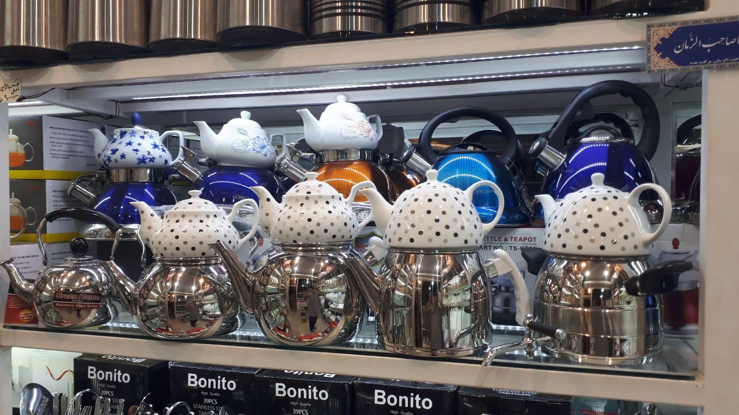 انواع کتری و کتری و قوری|قوری، کتری، قهوه‌ساز دستی|شیراز, شاهچراغ|دیوار