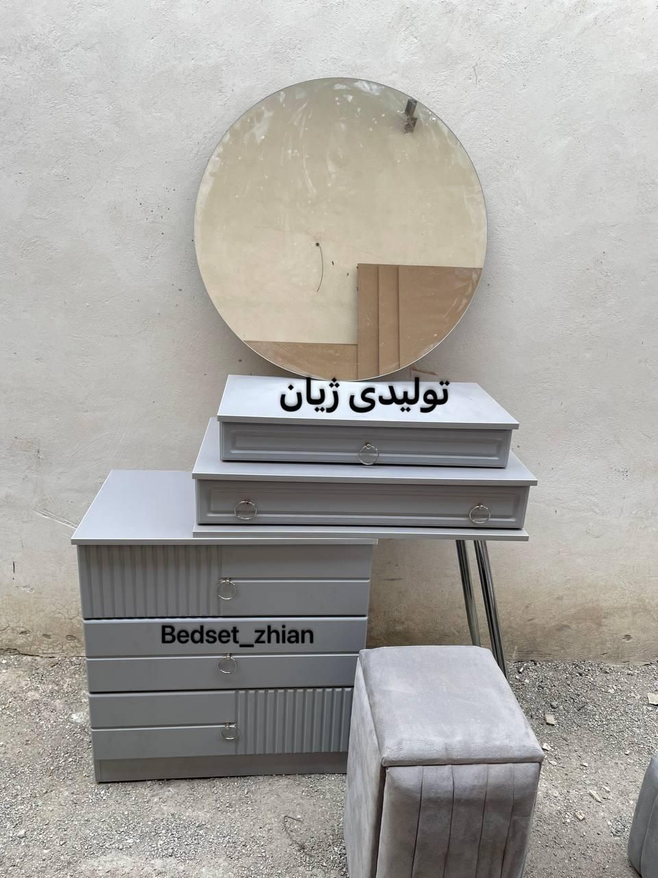 تخت و سرویس ۲نفره تک نفره کفی چوبی|تخت و سرویس خواب|بومهن, |دیوار