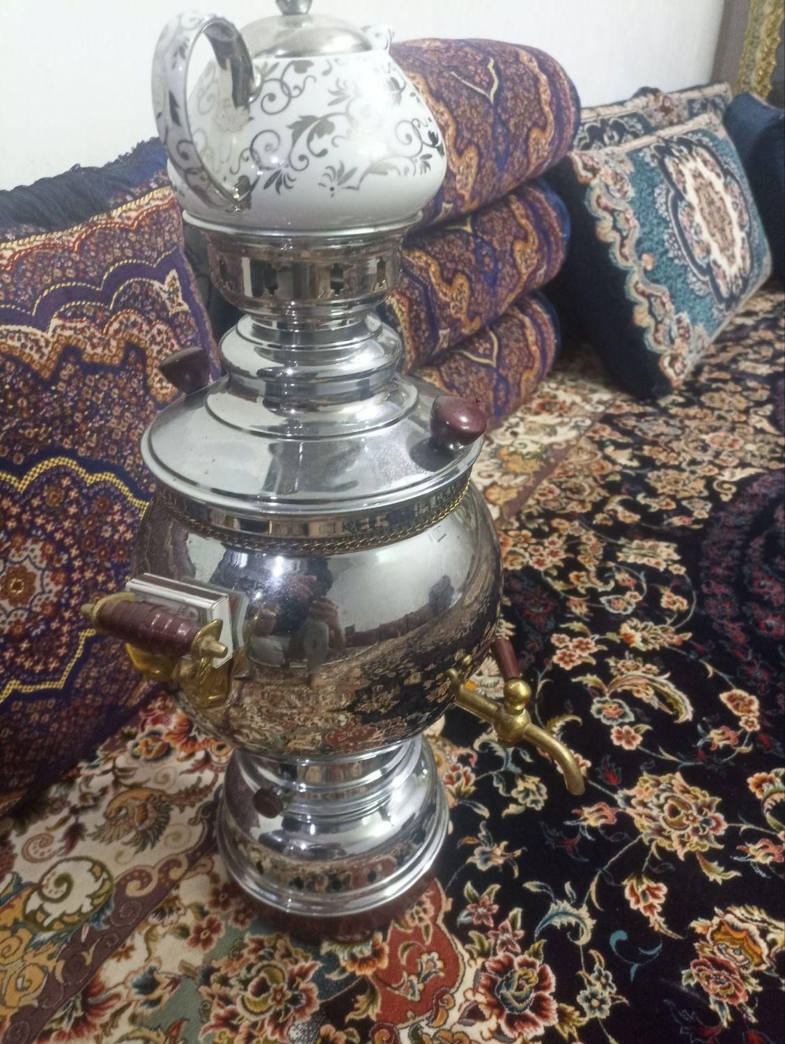 سماور چیزیه نونو برنجی|سماور، چای‌ساز، قهوه‌ساز|مشهد, رسالت|دیوار