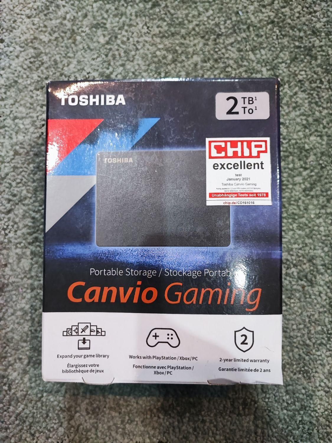 هارد اکسترنال 2ترابایت توشیبا مدل Canvio Gaming|قطعات و لوازم جانبی رایانه|اهواز, گلستان|دیوار
