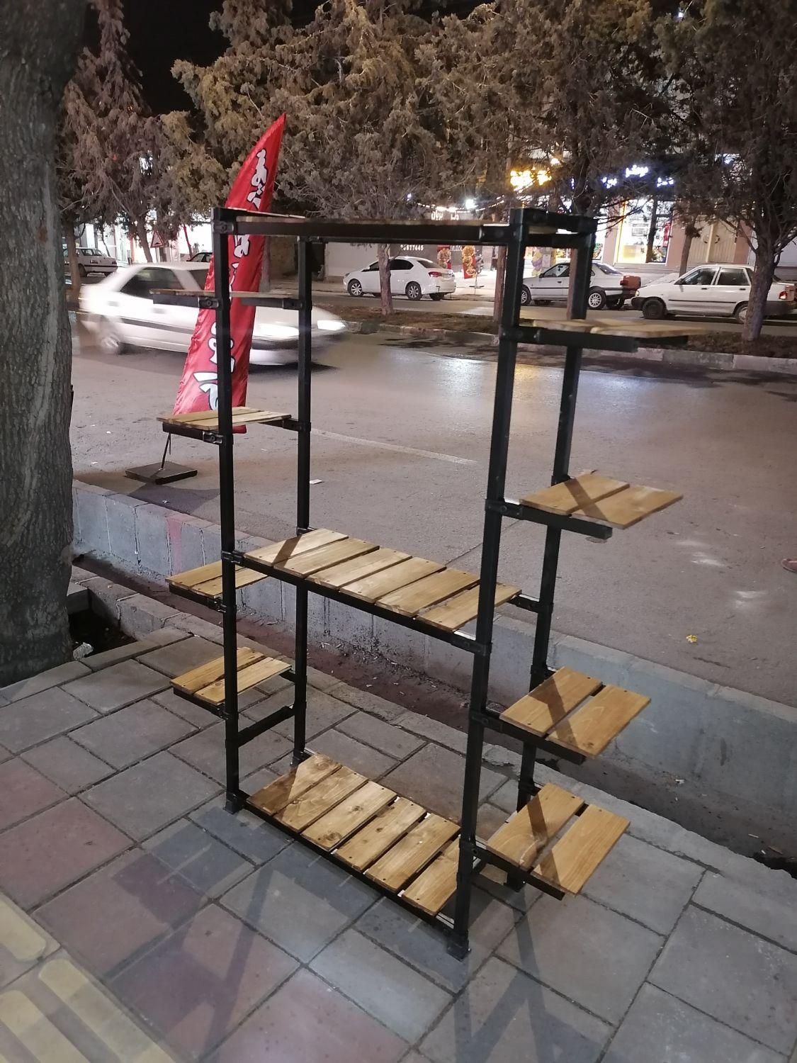 قفسه کف چوبی روس اتصالی (رگال) کد101|کتابخانه، شلف، قفسه‌های دیواری|ارومیه, |دیوار