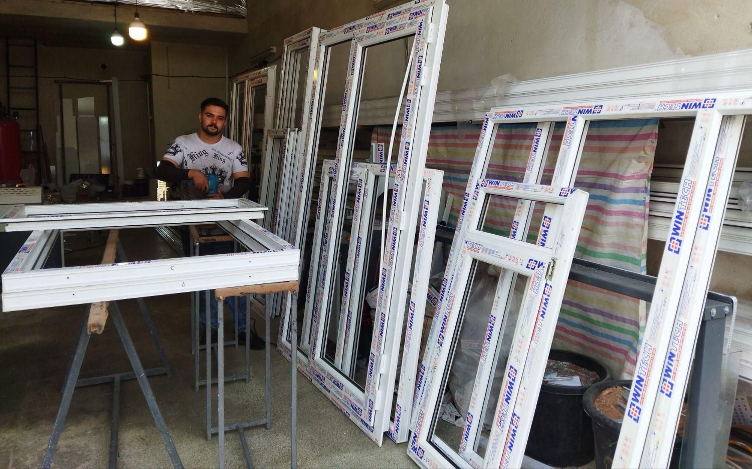 درب وپنجره دوجداره سه جداره UPVC|مصالح و تجهیزات ساختمان|بومهن, |دیوار