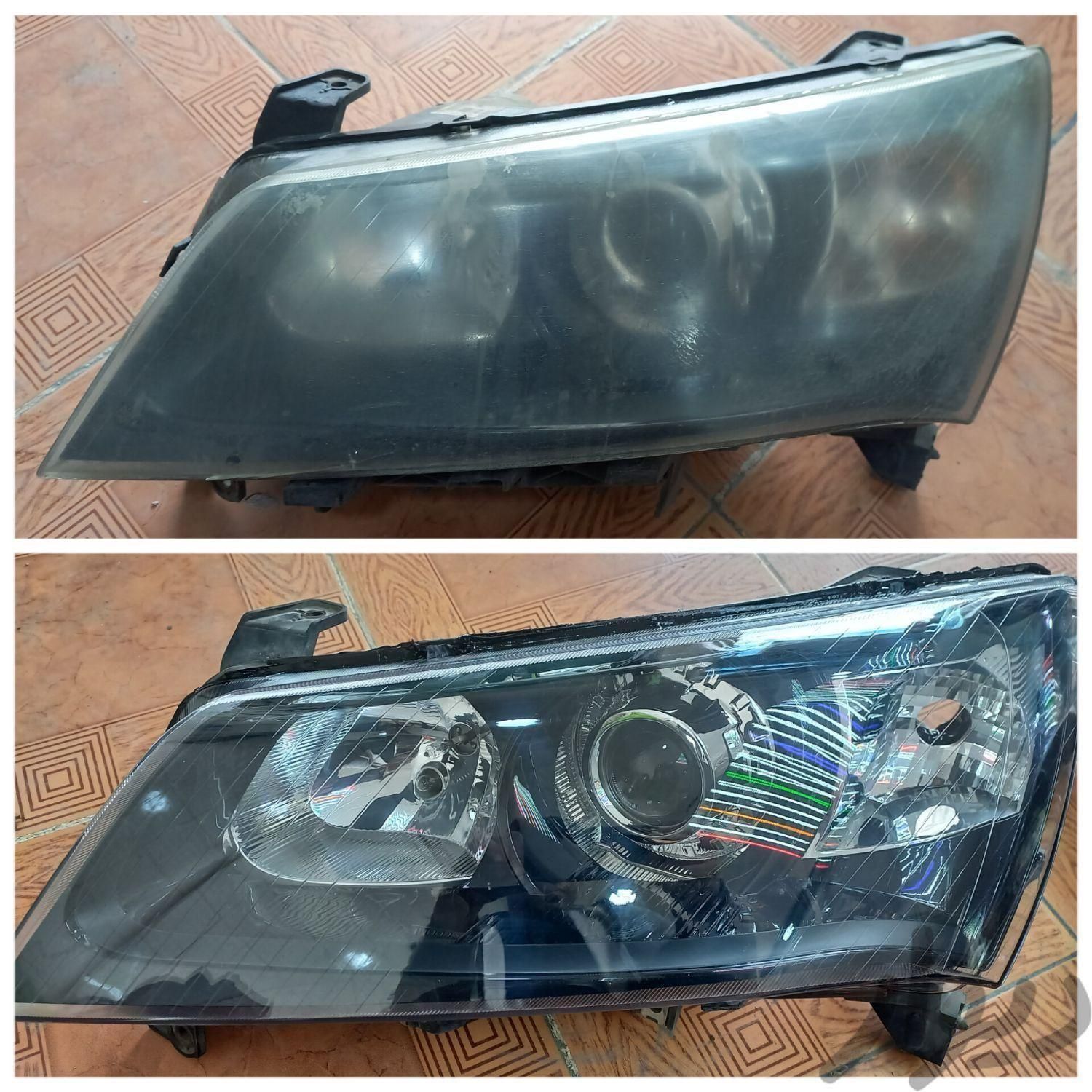 شفاف سازی و رفع کدری چراغ خودرو|خدمات موتور و ماشین|یزد, |دیوار