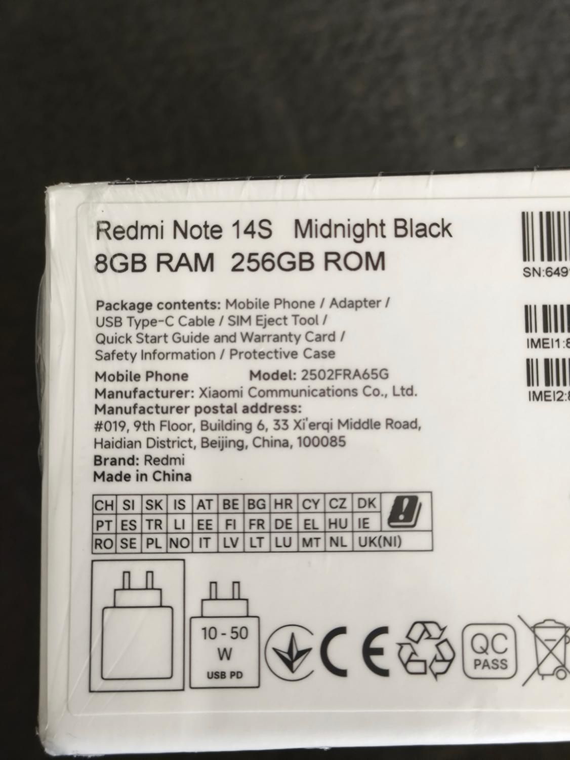 گوشی شیاومی 8/256 Redmi note 14S پلمپ با گارانتی|موبایل|تهران, شهرک صدرا|دیوار