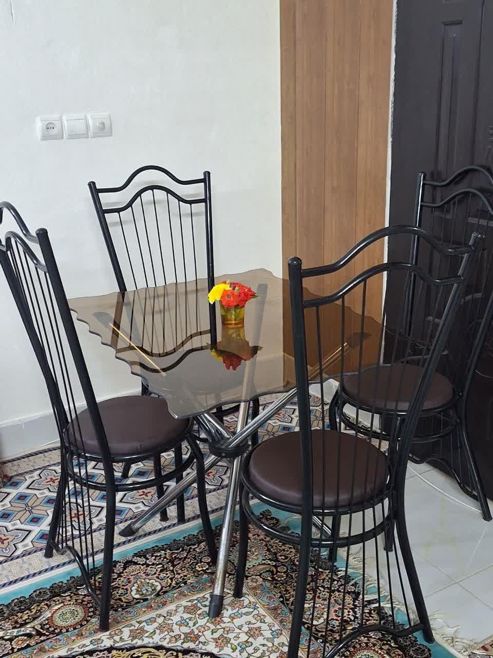 میز نهارخوری غذاخوری صندلی فلزی آهنی اغذیه رستوران|میز و صندلی غذاخوری|مشهد, شهرک رازی (شهرک غرب)|دیوار