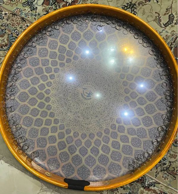 دف نوی نو به همراه کتاب اموزشی و کیف و آگوستیک|سازهای سنتی|تهران, حکیمیه|دیوار