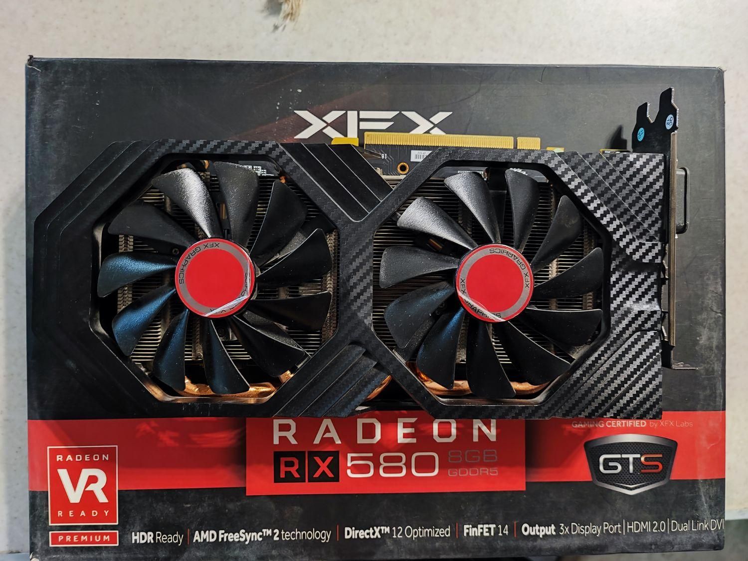 Rx580 XFX 8GB کارت گرافیک|قطعات و لوازم جانبی رایانه|تهران, استخر|دیوار