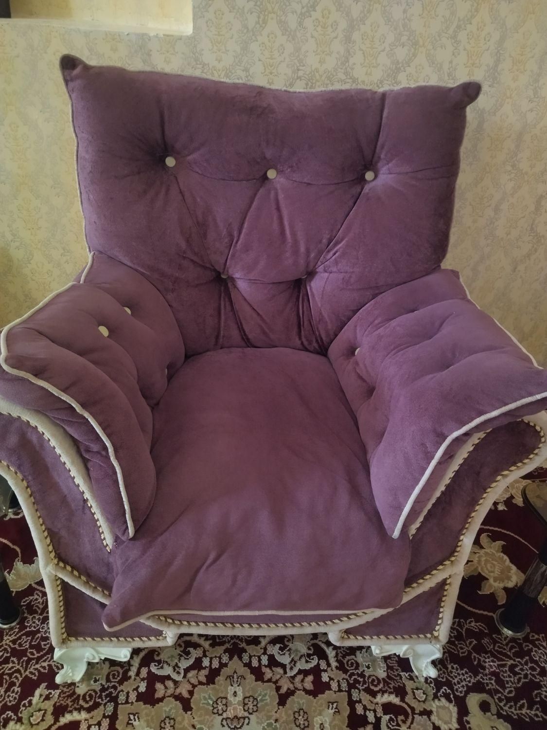 مبل هفت نفره باجلومبلی  برای ویلاقیمت مناسب|مبلمان خانگی و میز عسلی|خلخال, |دیوار