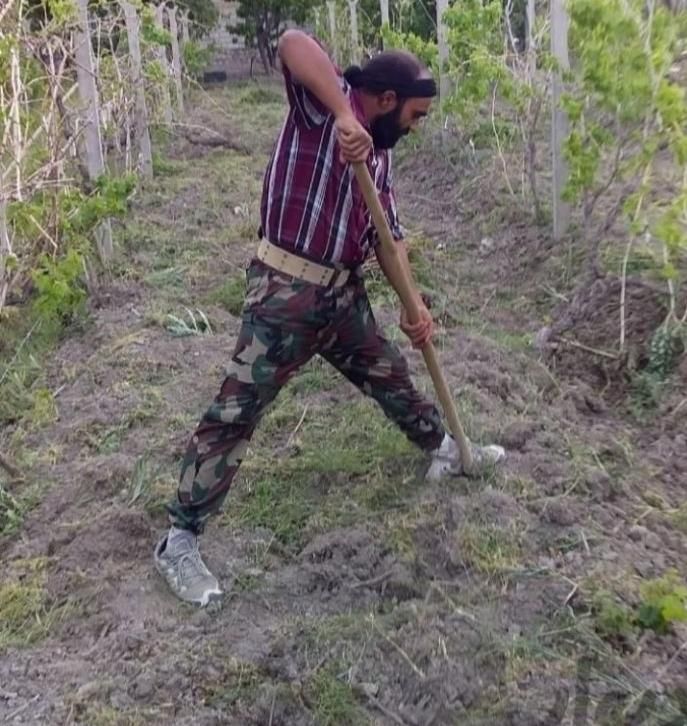 کارگر بیل زنی علف زنی باغبانی|خدمات باغبانی و درختکاری|ارومیه, |دیوار