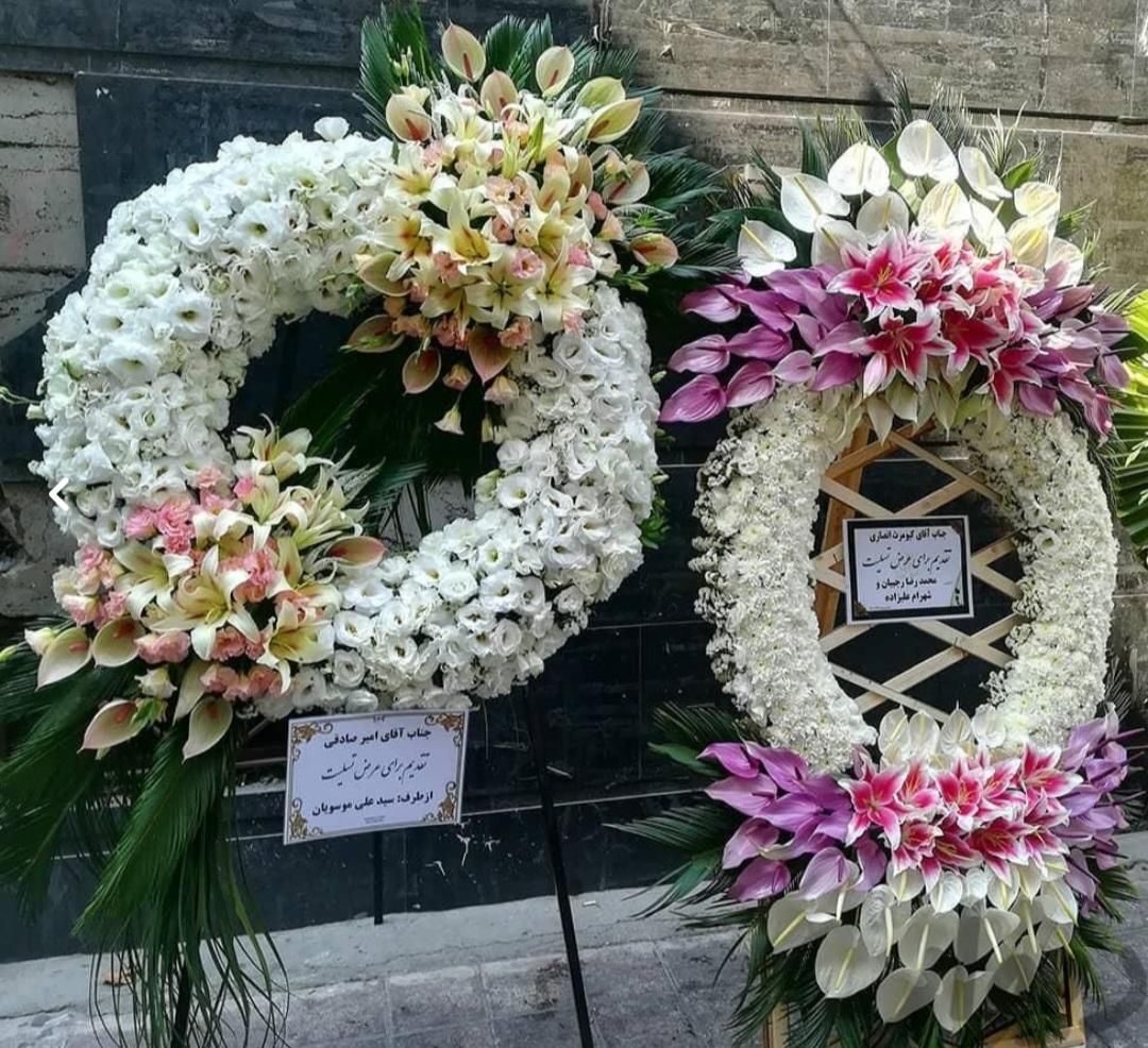 تاج گل ترحیم و افتتاحیه مستقیم از بازار گل مشهد|خدمات پذیرایی، مراسم|مشهد, امیر|دیوار