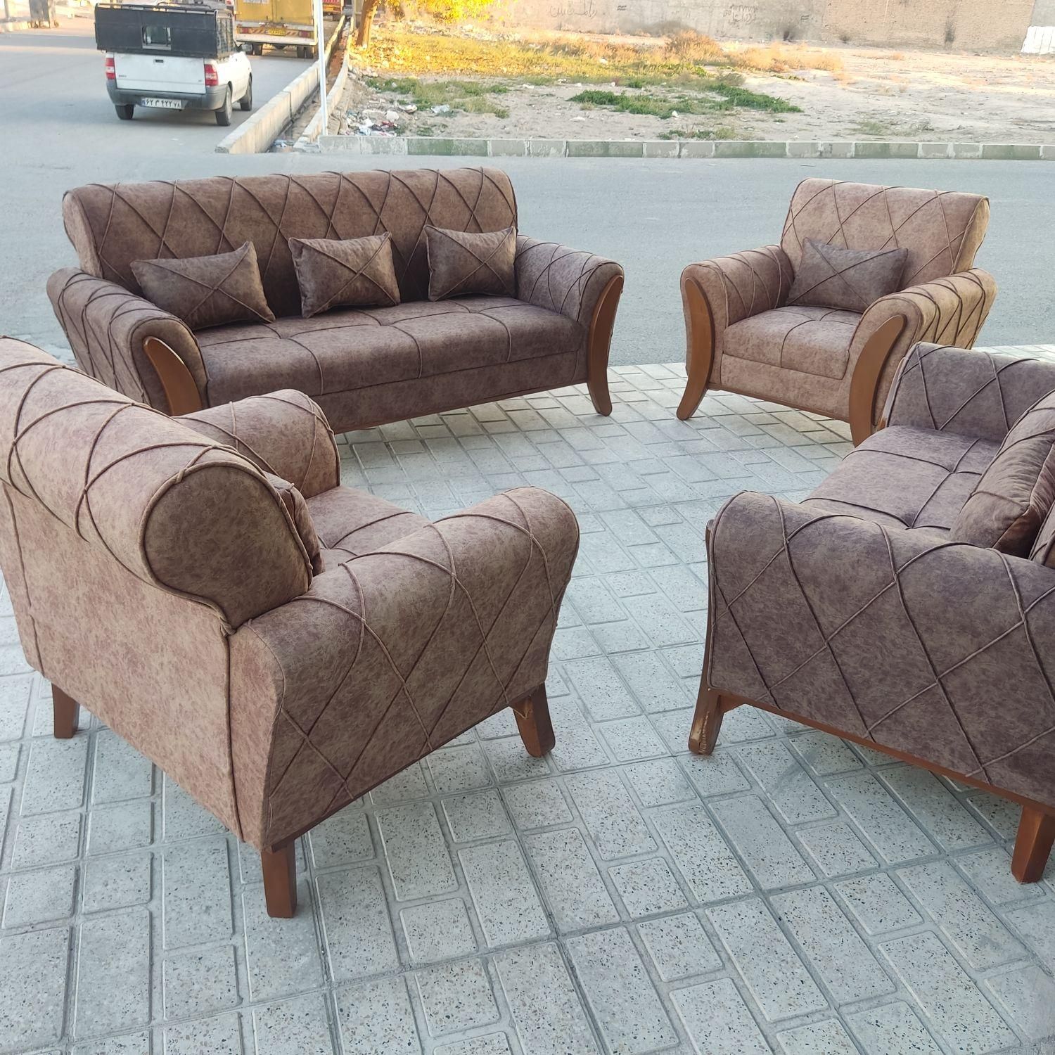 مبل مدل ژینا و راحتی در تنوع رنگ بندی مختلف|مبلمان خانگی و میز عسلی|پاکدشت, پاکدشت (مامازند)|دیوار