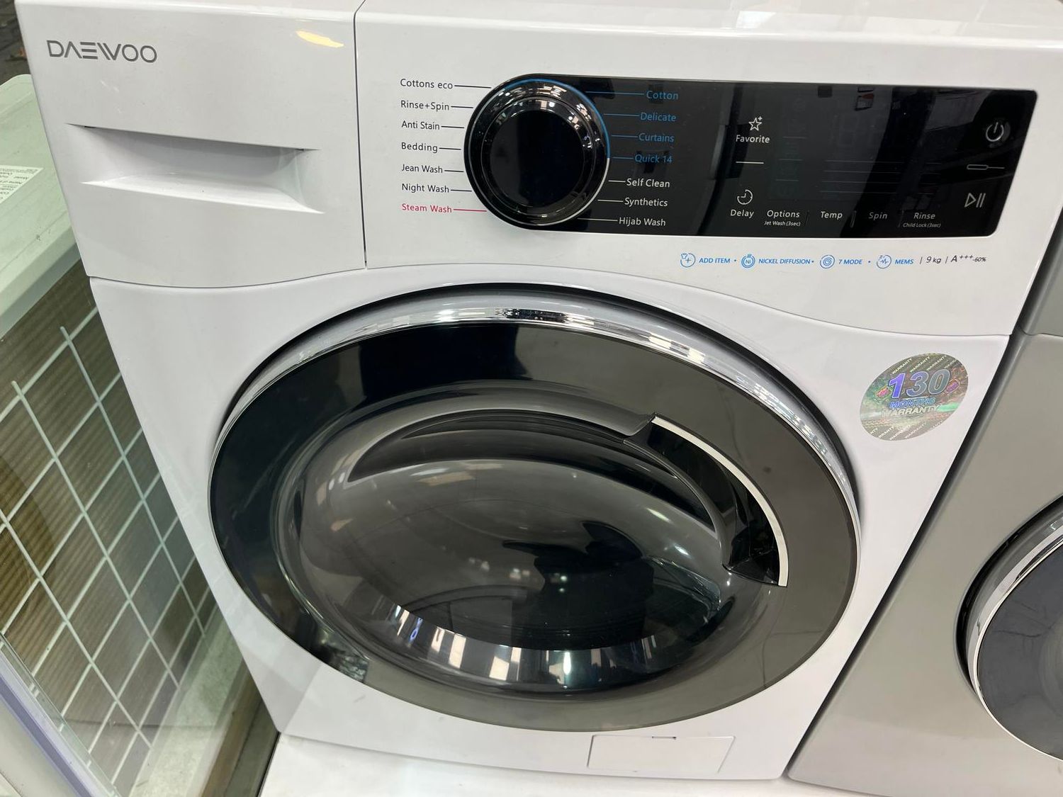 لباسشویی 9کیلو دووLM-990 مدل شیم 1400دورهوشمند|ماشین لباسشویی و خشک‌کن لباس|رشت, گلسار|دیوار