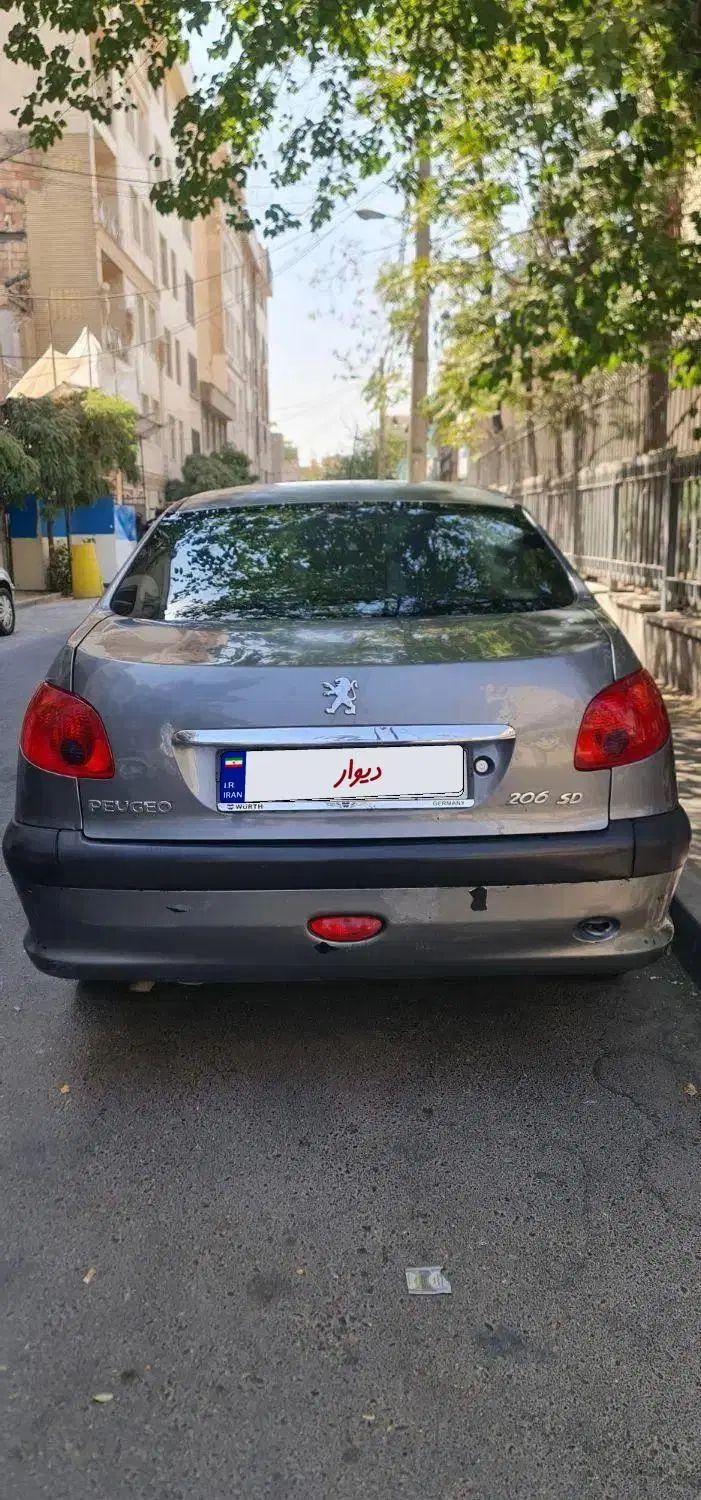۲۰۶ SD اتومات مدل ۸۹|خودرو سواری و وانت|تهران, فدک|دیوار