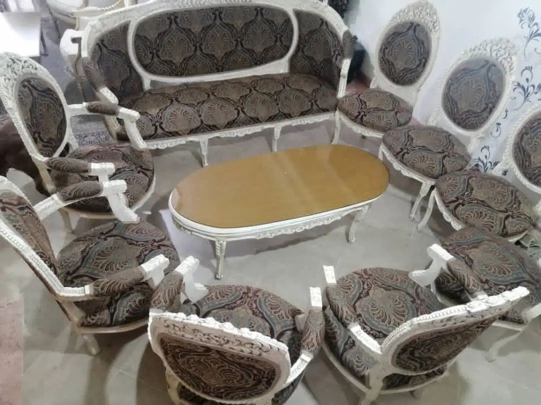 ست مبل استیل ۷ نفره +میزنهار خوری ۶ نفره +۲ میزبان|مبلمان خانگی و میز عسلی|تهران, بوستان شیان|دیوار