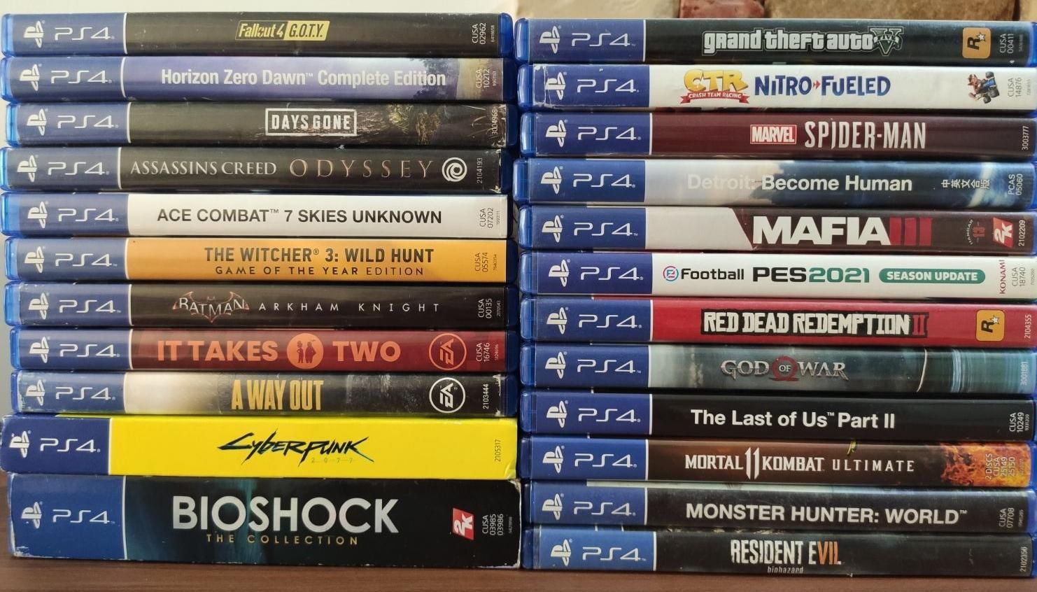 کلکسیون بازی های ps4 و ps5|کنسول، بازی ویدئویی و آنلاین|تهران, جماران (نیاوران)|دیوار