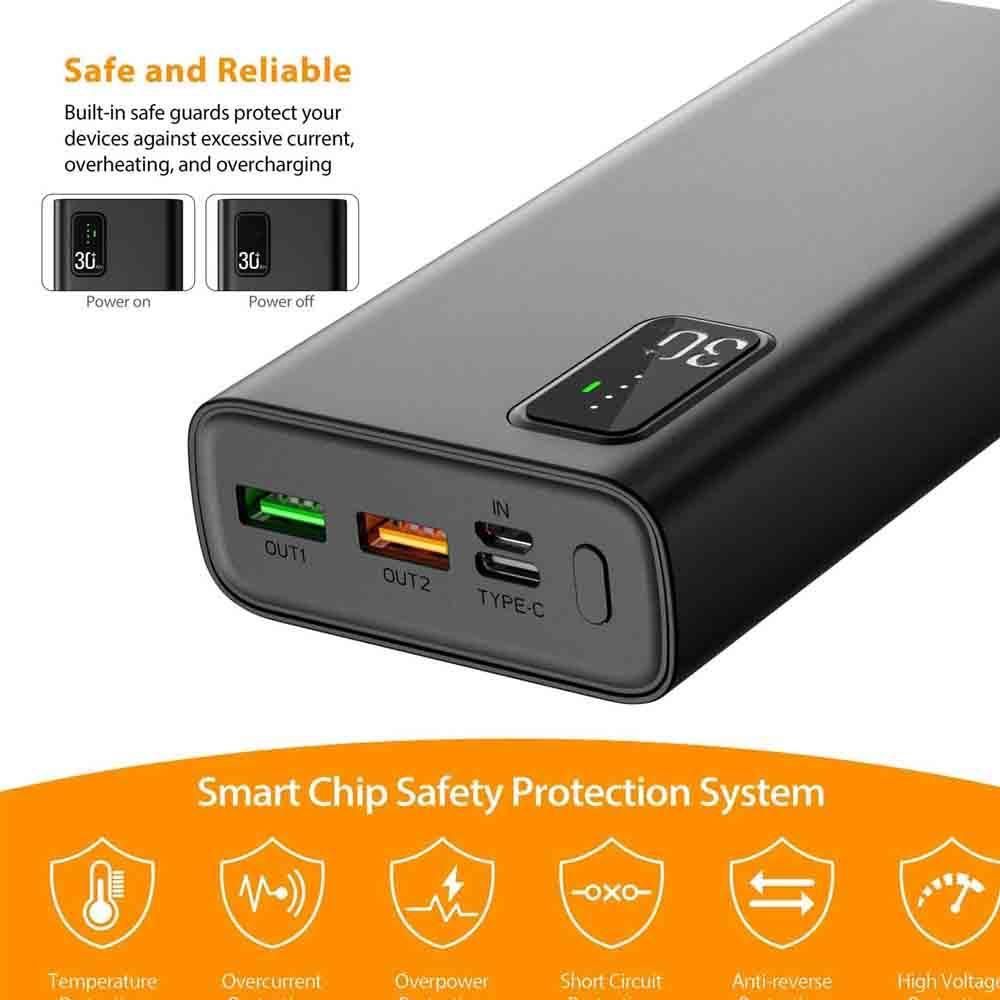پاوربانک سفارش آمازون اصلی 30000mAh برند TOOSPON|لوازم جانبی موبایل و تبلت|تهران, بازار|دیوار