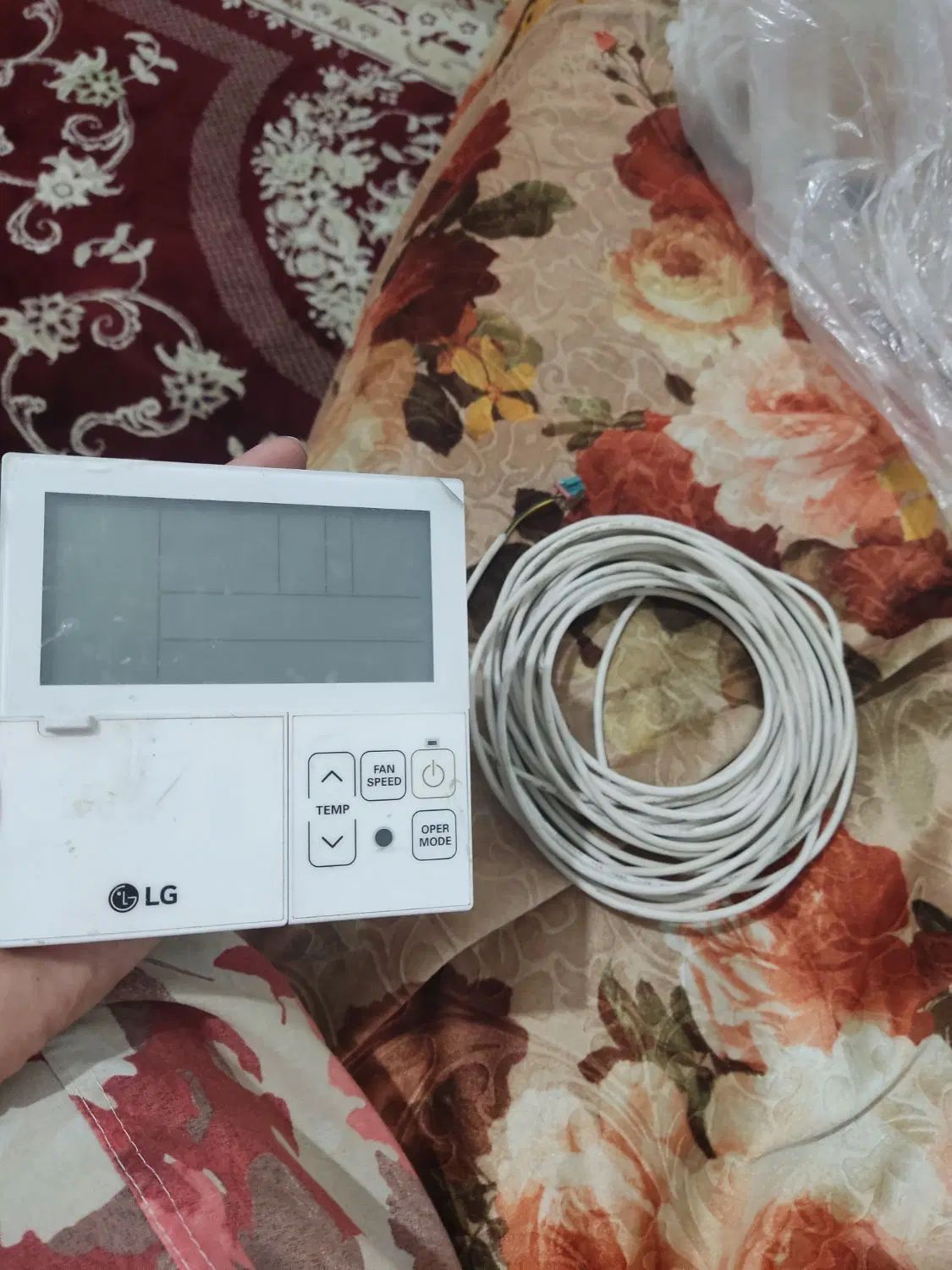 کنترل ریموت ترموستات کولر گازی چیلر داکت اسپلیت LG|کولر گازی و فن‌کوئل|تهران, تجریش|دیوار