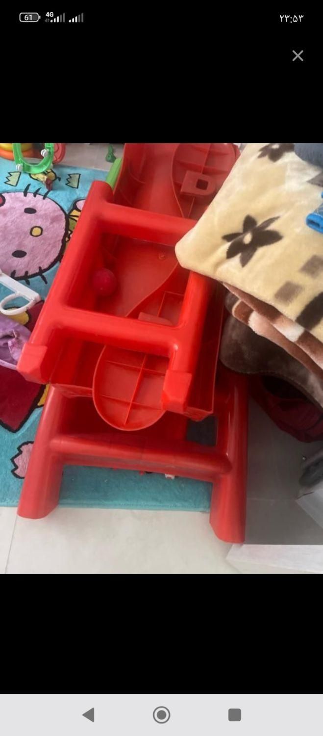 فروش سرسره۵پله سبزرنگ درحدنوبدون هیچ مشکلی|اسباب‌بازی بچه|سیرجان, |دیوار