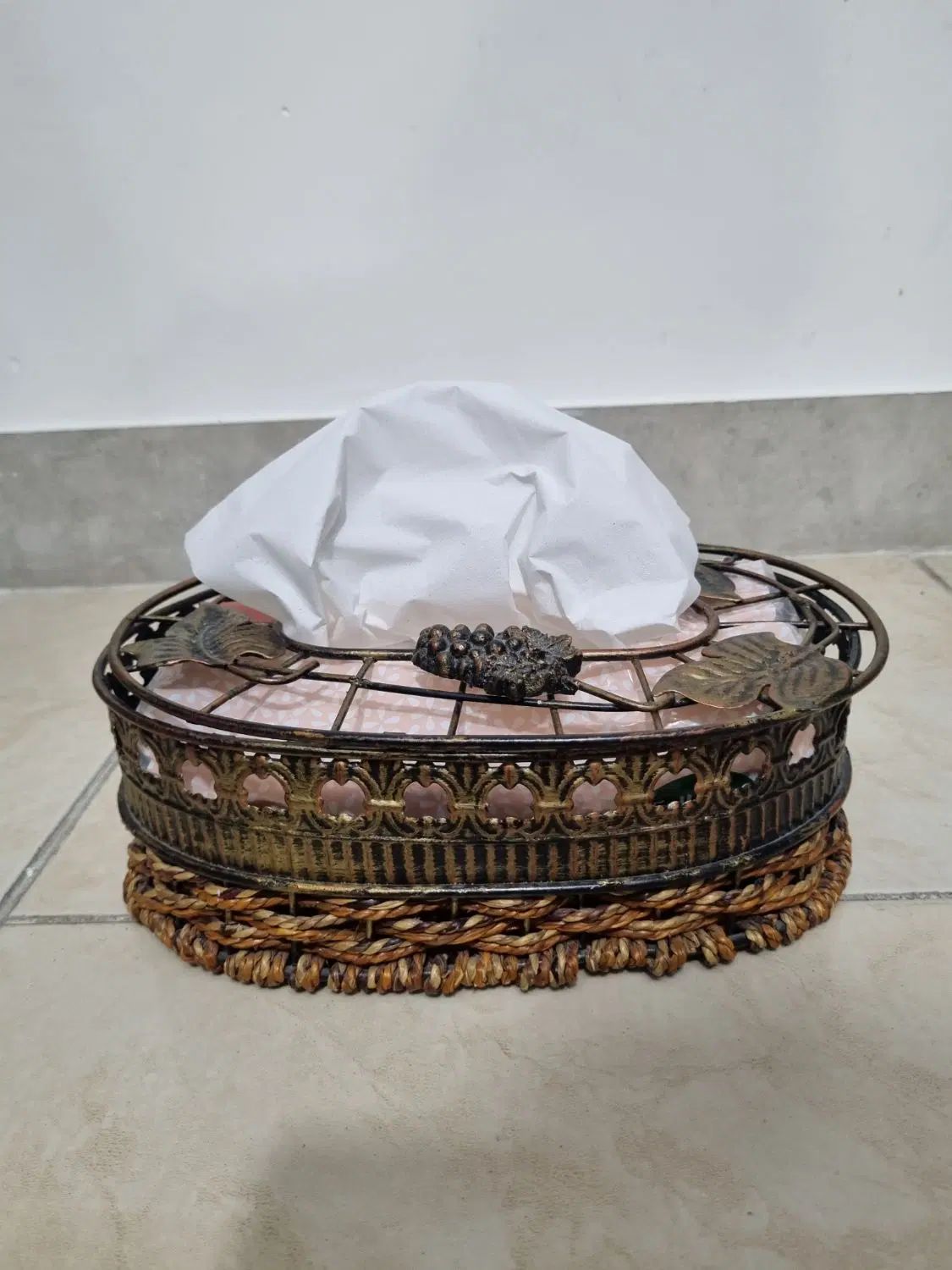جا دستمال کاغذی و سطل زباله|صنایع دستی و سایر لوازم تزئینی|تهران, مسعودیه|دیوار
