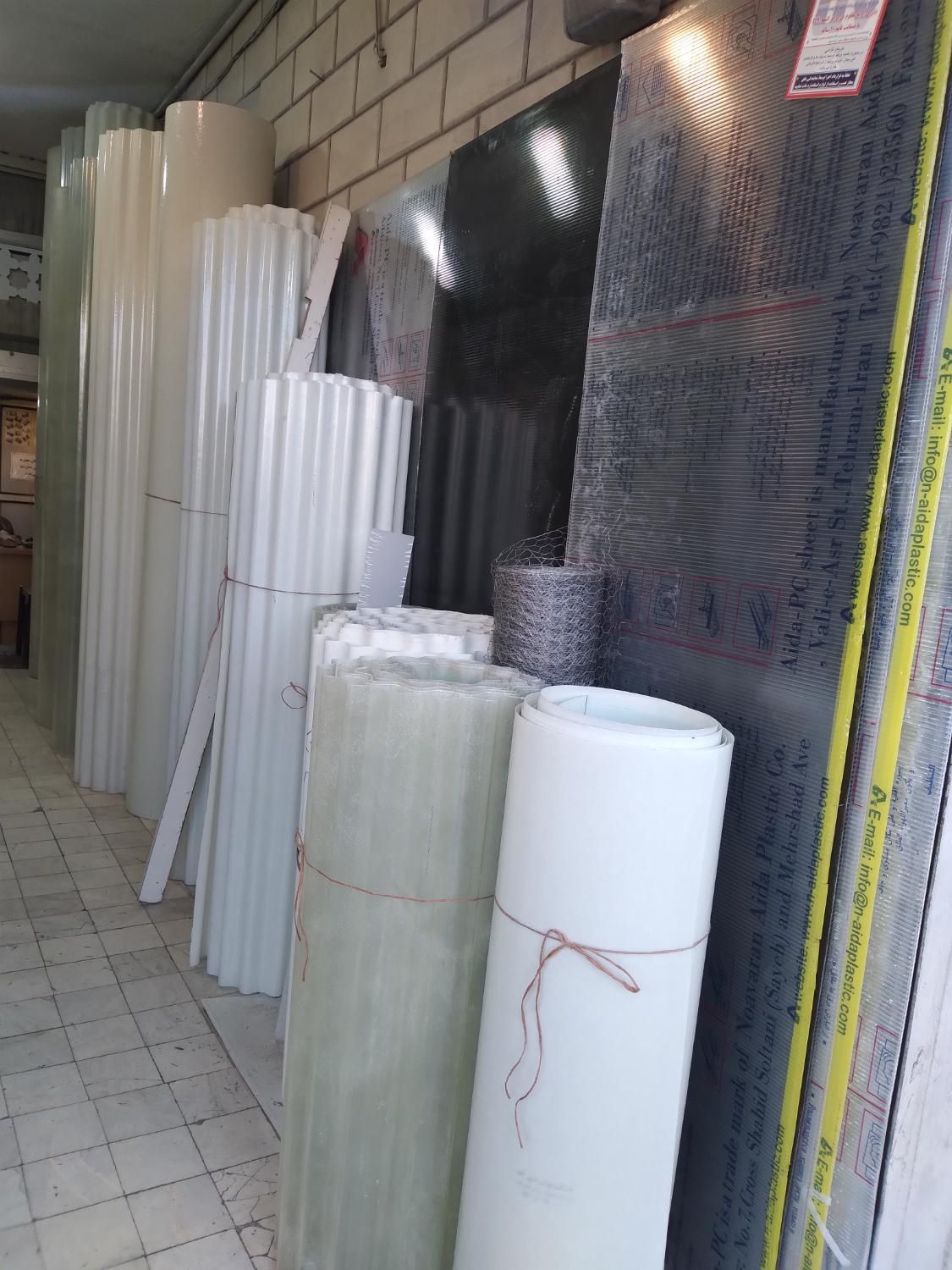 فروش فایبرگلاس سایبان پلی کربنات طلق یونولیت|مصالح و تجهیزات ساختمان|تهران, شهرک پرواز|دیوار