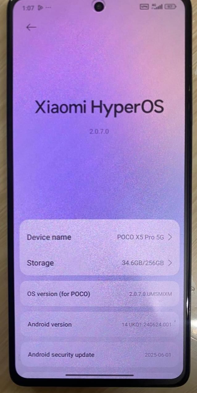 شیائومی Poco X5 Pro با حافظهٔ ۲۵۶ گیگابایت|موبایل|تهران, ازگل|دیوار