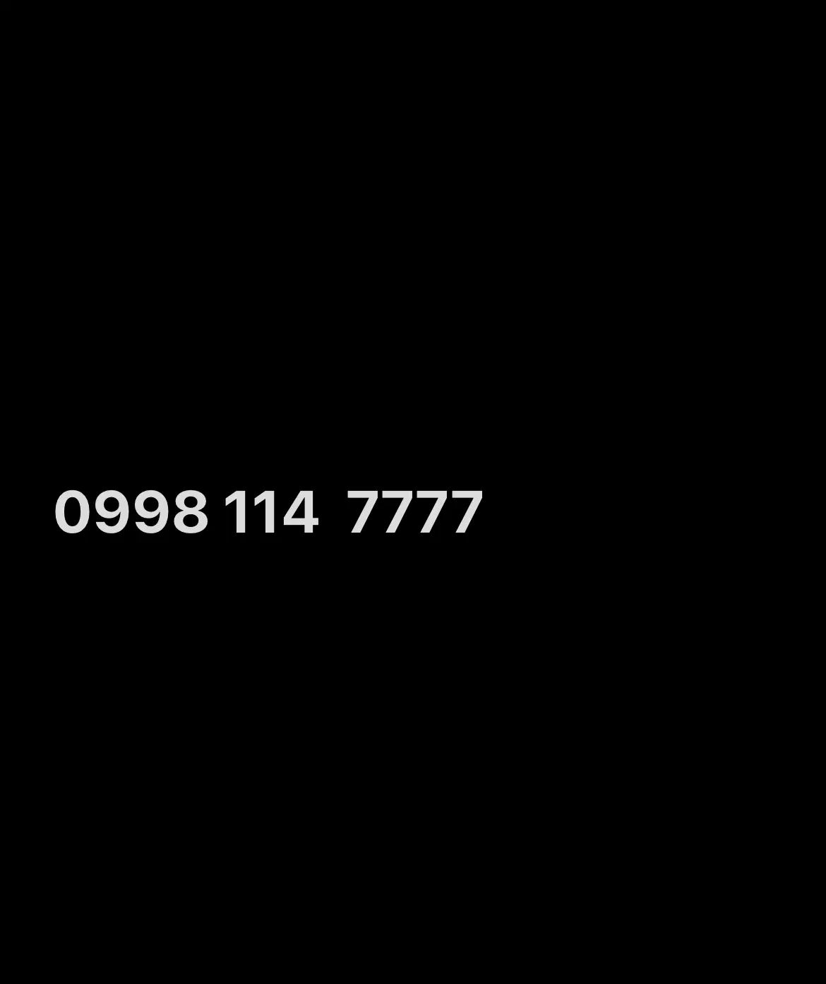 0998 114 7777|سیم‌کارت|تهران, آشتیانی|دیوار