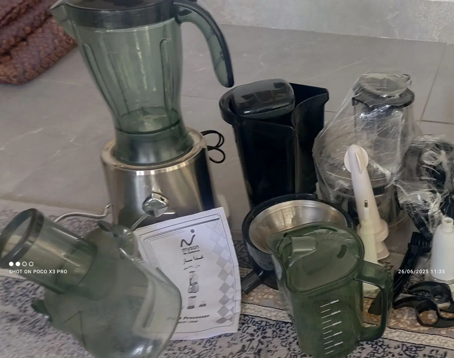 چرخ گوشت وغذا ساز آب میوه گیری و آب مرکبات گیر|خردکن، آسیاب، غذاساز|مشهد, امام خمینی|دیوار