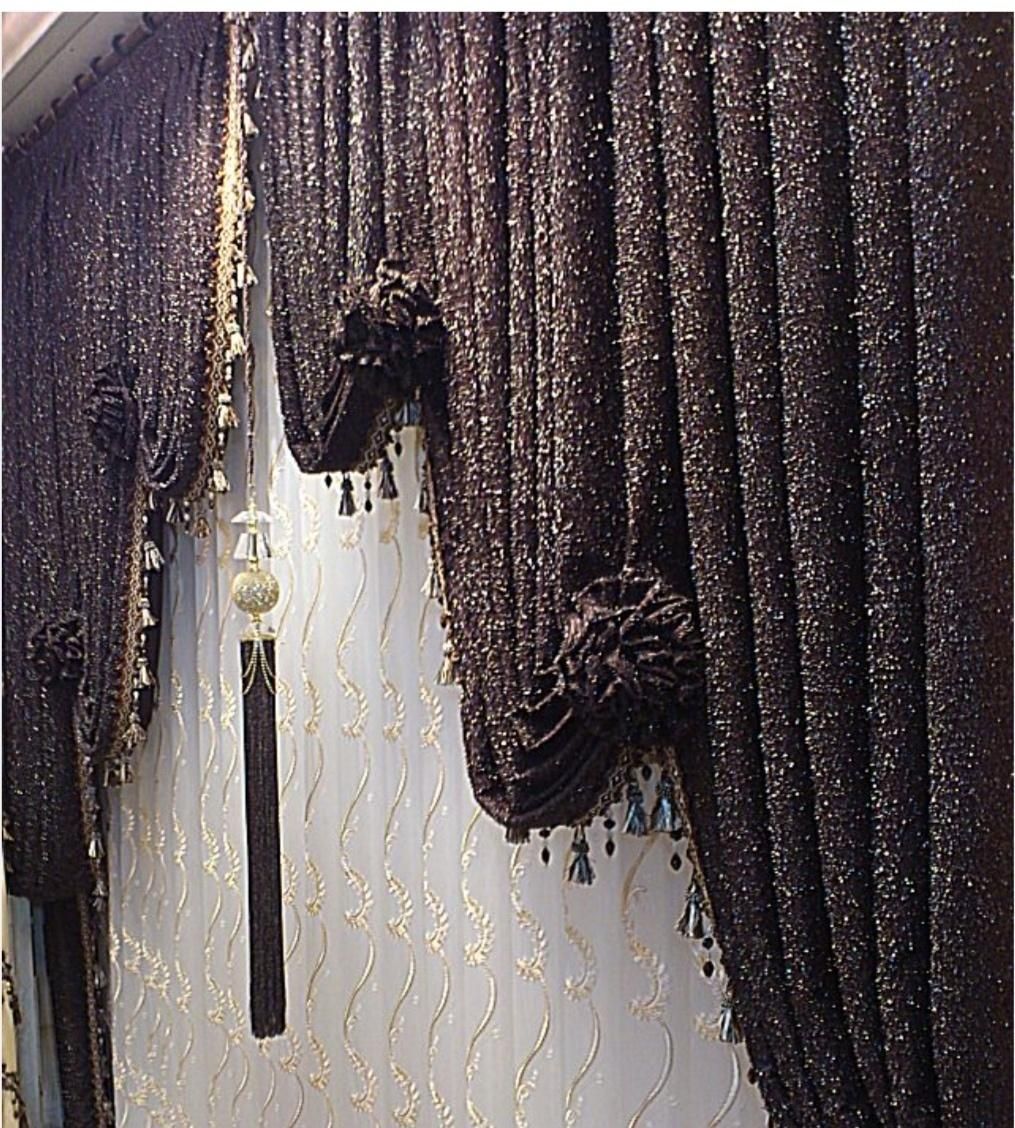 شال پرده مخمل شاین نووتمیز|پرده، رانر، رومیزی|ساوه, |دیوار