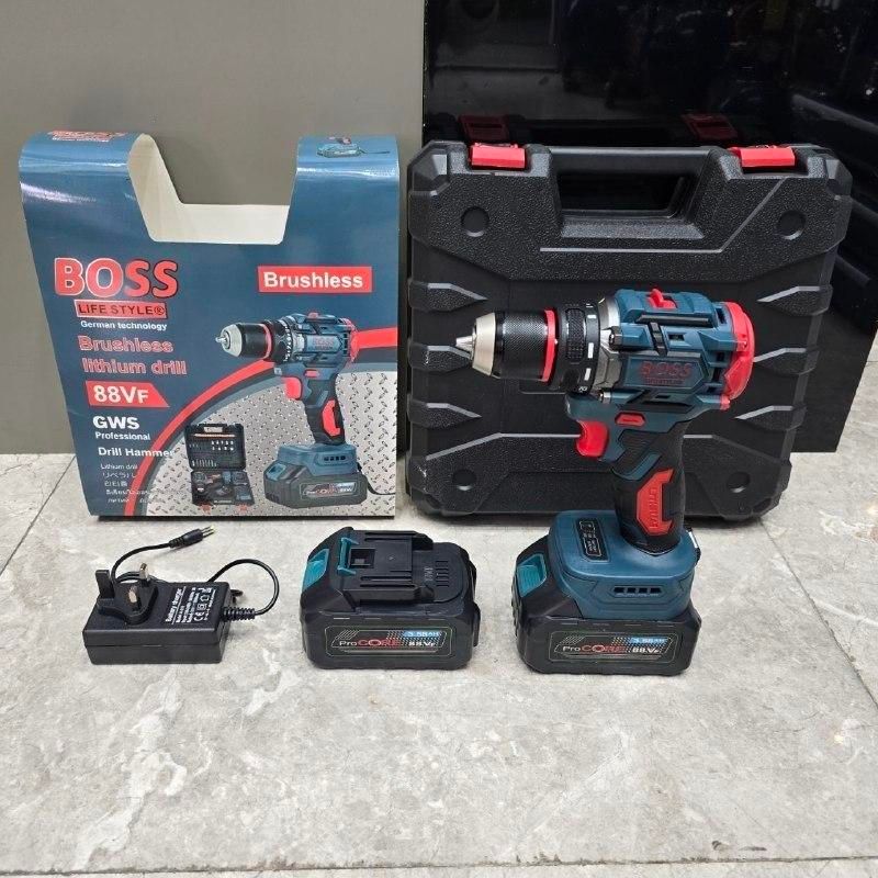 دریل پیچ گوشتی شارژی ۸۸ولت موتور براشلس القایی باس|مصالح و تجهیزات ساختمان|بندرعباس, |دیوار