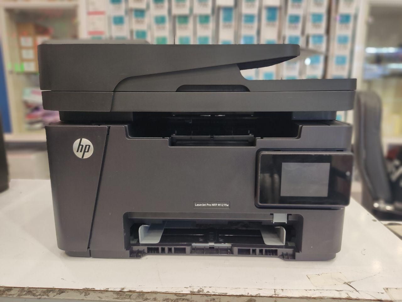 پرینتر چندکاره لیزری اچ پی HP M127FW|پرینتر، اسکنر، کپی، فکس|قم, شاه احمد قاسم|دیوار