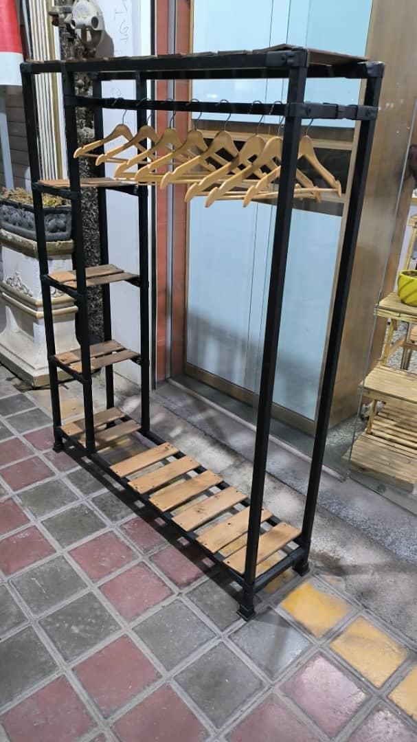 رگال لباس چوب ترمو مدرن آریا دکور|فروشگاه و مغازه|شاهین‌شهر, خانه کارگر|دیوار