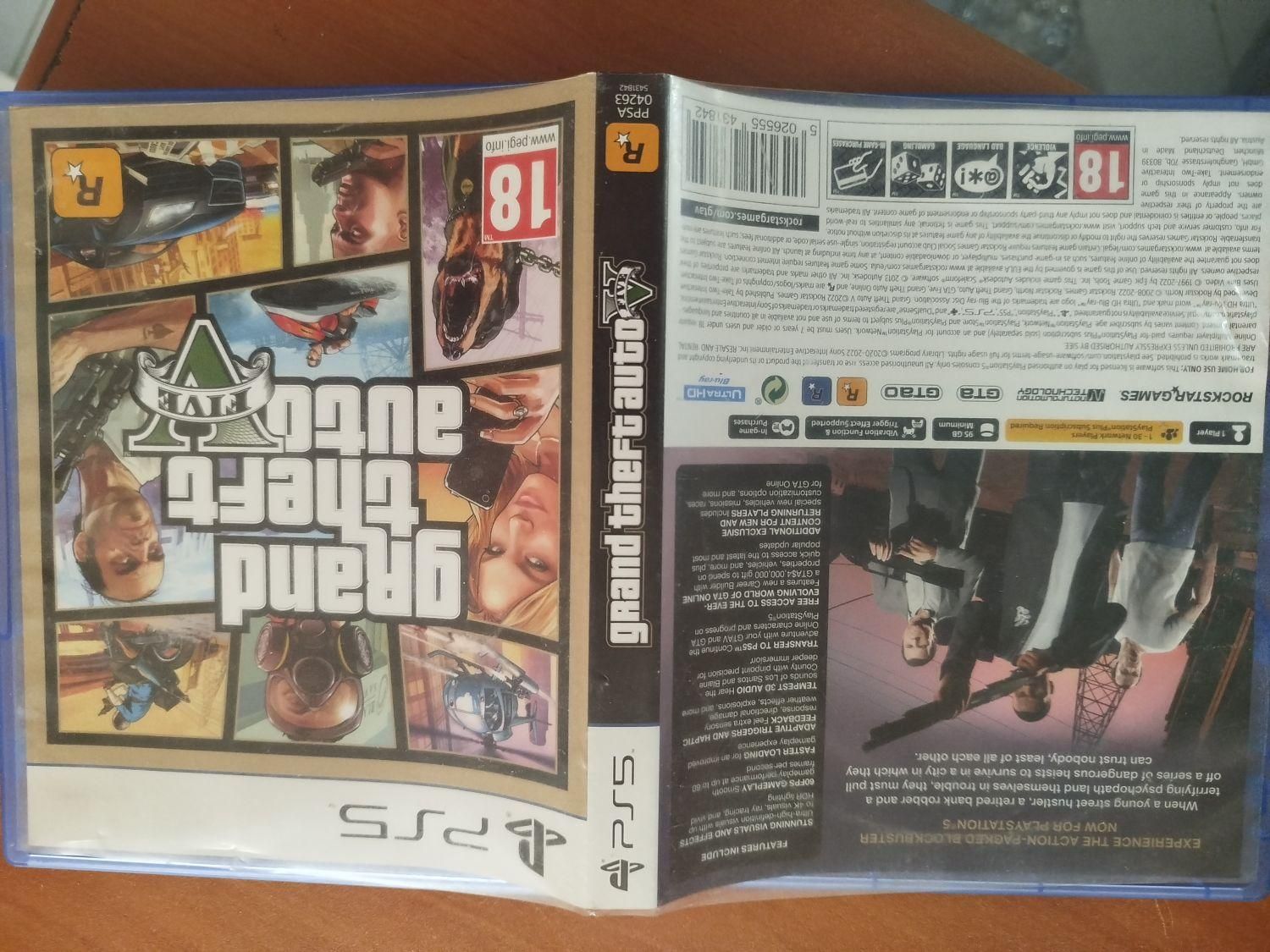 دیسک بازی GTA v جی تی ای وی|کنسول، بازی ویدئویی و آنلاین|مشهد, صیاد شیرازی|دیوار