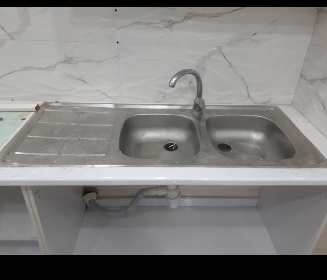 سینک آشپزخانه با شیر|آب‌چکان و نظم‌دهنده ظروف|گلستان (تهران), |دیوار