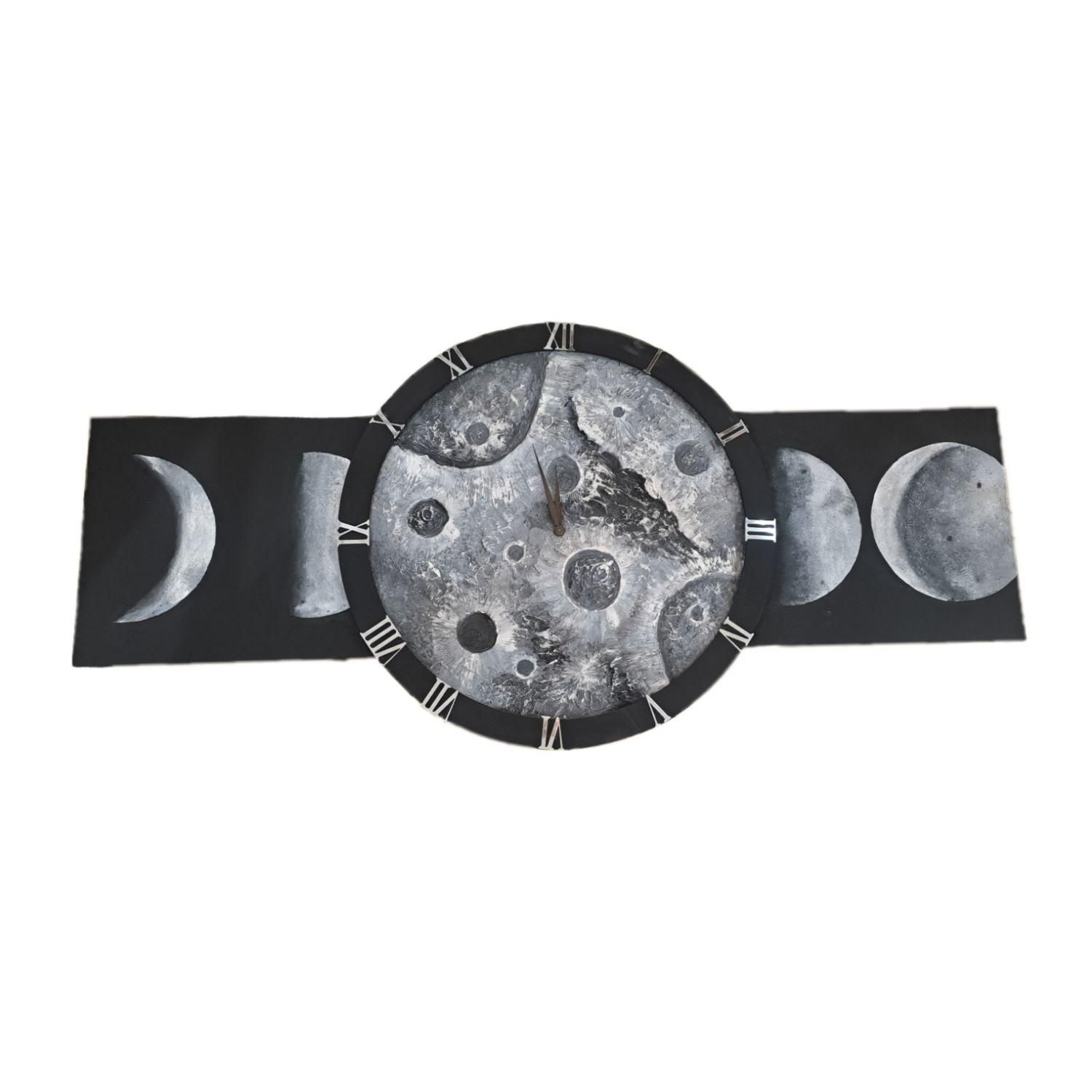 ساعت دیواری مدرن طرح ماه نورانی در ۲ مدل زیبا|ساعت دیواری و تزئینی|تهران, تهرانسر شرقی|دیوار