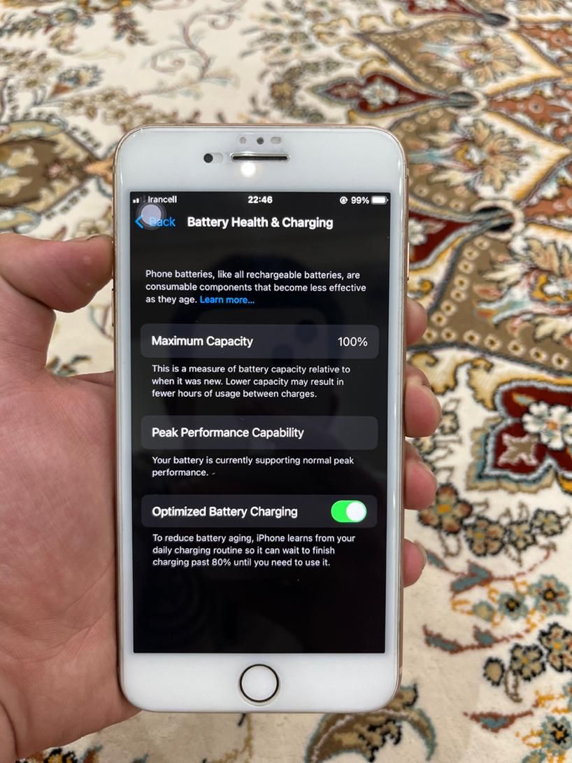 اپل iPhone 8 Plus با حافظهٔ ۲۵۶ گیگابایت|موبایل|تهران, شمشیری|دیوار