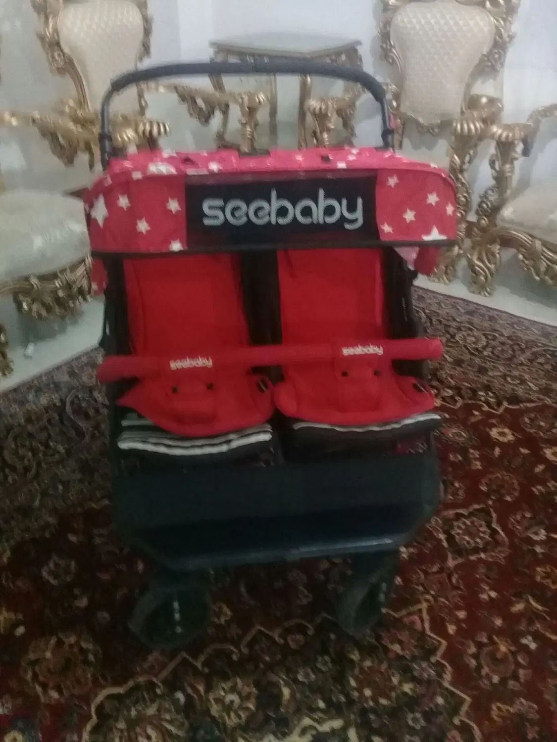 کالسکه کودک دوقلو برند seebaby|کالسکه و لوازم جانبی|تبریز, |دیوار