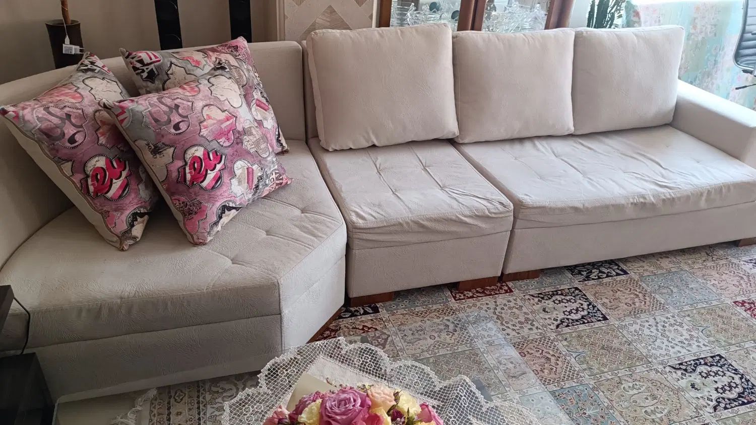 مبل ال 6 نفره|مبلمان خانگی و میز عسلی|تهران, دارآباد|دیوار