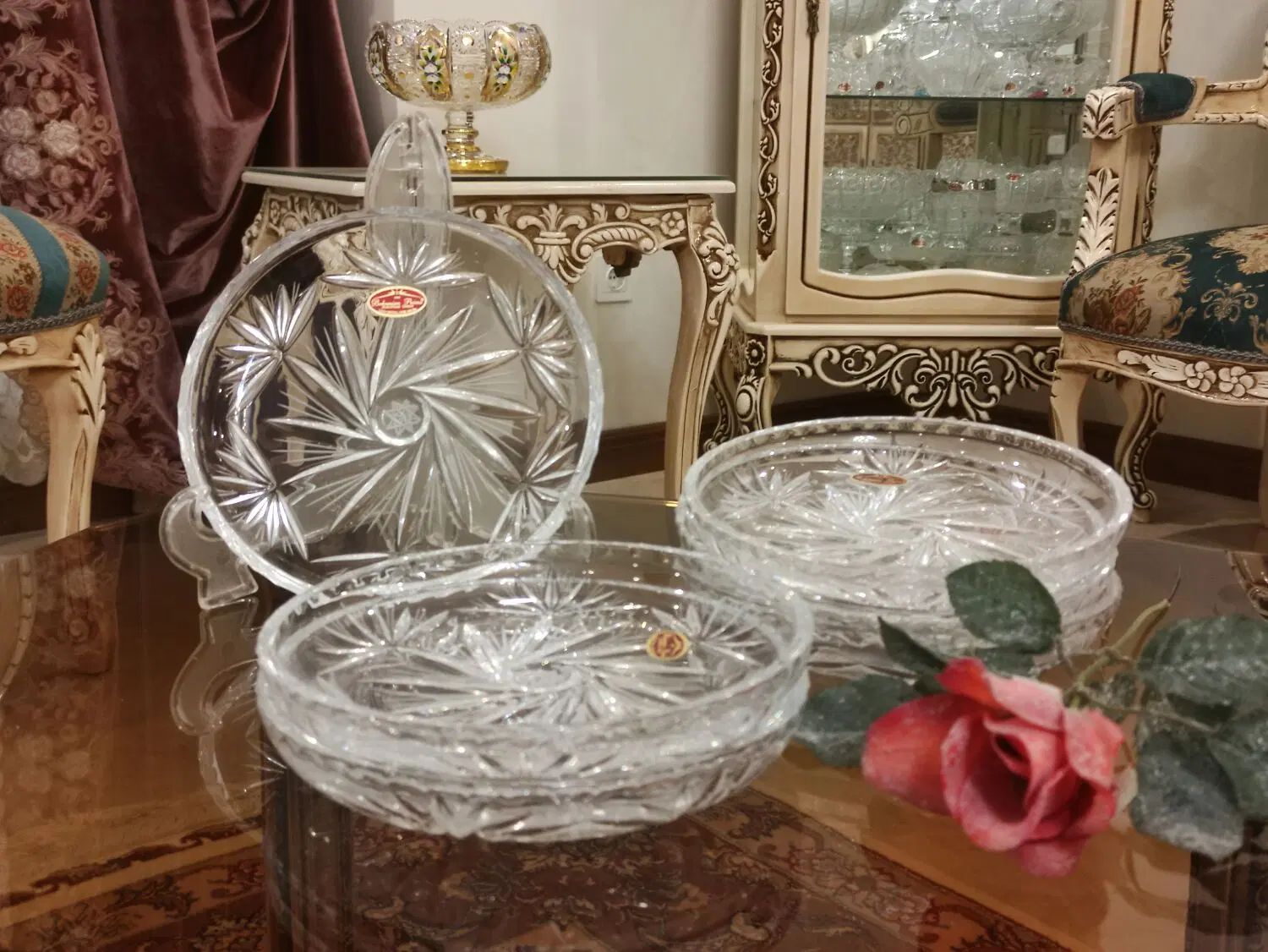 پیشدست کریستال چک لیوان میوه شیرین فنجارولت جادستم|ظروف سرو و پذیرایی|تهران, تجریش|دیوار