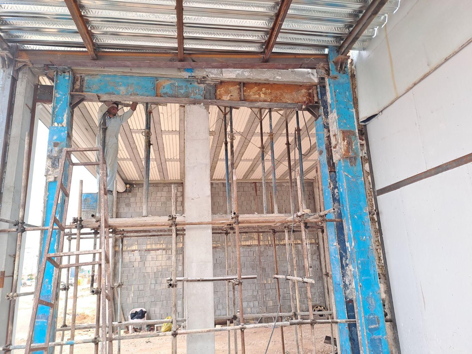 اسکلت فلزی اجرا ونصب|خدمات پیشه و مهارت|شیراز, باغ تخت|دیوار