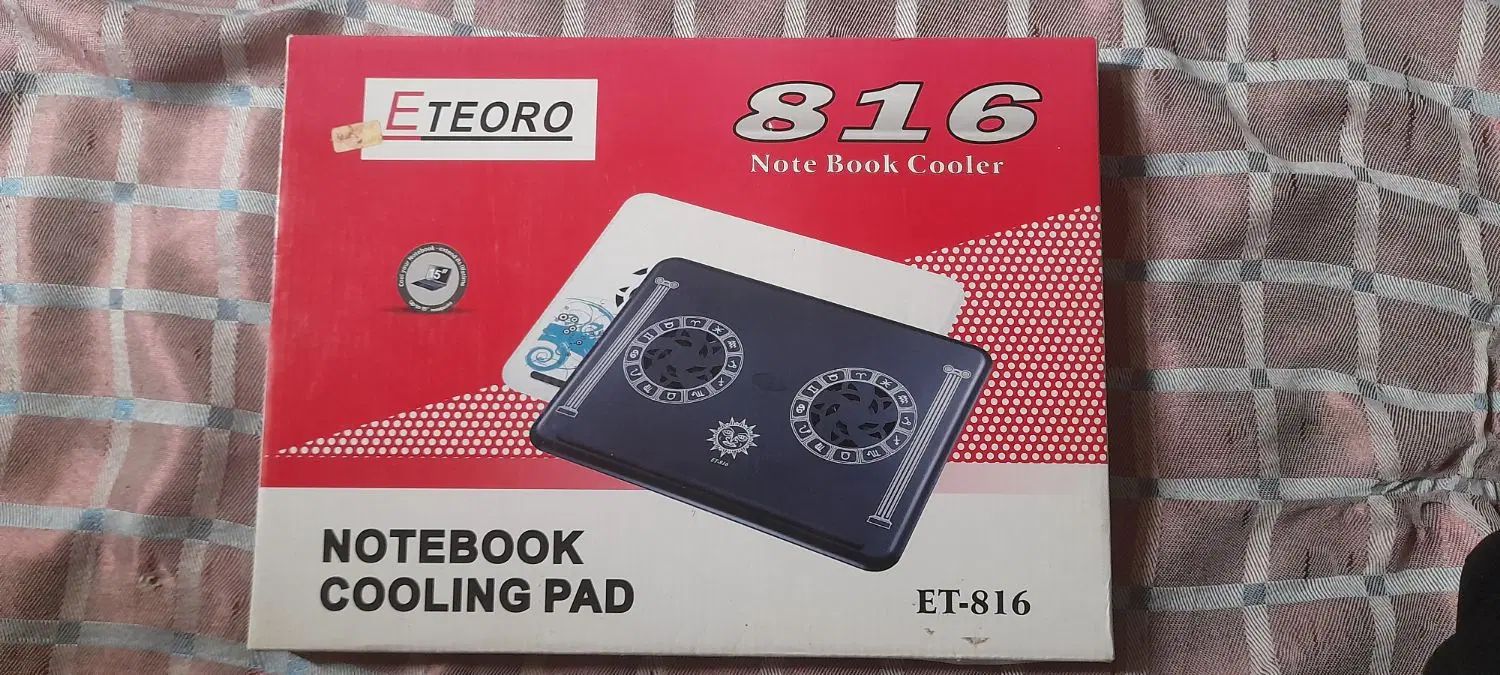 فن خنک کننده لپ تاپ coolpad|قطعات و لوازم جانبی رایانه|رشت, منظریه|دیوار
